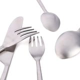 Modern Cutlery Set - Silver Hostess Set - House Warming Gift - Bridal Shower Tableware - Minimalist Silverware - Luxury Flatware Gift Boxed