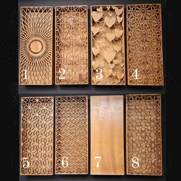 Decorative Wooden Box for Wedding Cake Knife Set