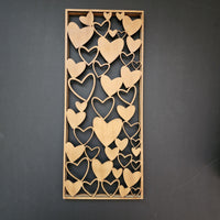 Decorative Wooden Box for Wedding Cake Knife Set