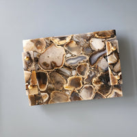 Custom order for Jennifer Hetzel-Brown  | Brown Agate Vanity Tray