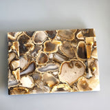 Custom order for Jennifer Hetzel-Brown  | Brown Agate Vanity Tray