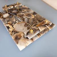 Custom order for Jennifer Hetzel-Brown  | Brown Agate Vanity Tray
