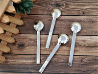 Dessert Spoon, Tea Spoon, Coffee Spoon, Ice-Cream Spoon  - Dyed Bone Inlay work on Handles - Artisan Handmade - Gift Boxed