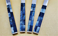 Dessert Spoon, Tea Spoon, Coffee Spoon, Ice-Cream Spoon  - Dyed Bone Inlay work on Handles - Artisan Handmade - Gift Boxed