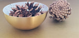 Jewellery Bowl - Handmade Serving Bowl - Gold Bowl for Nuts - Trinket Bowl - Ornament Bowl  - Ring Dishes