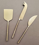Personalized Cheese Knife Set - Gold, Copper and Matte Black - Hammered Handles -   Charcuterie Board Essentials - Gift Boxed