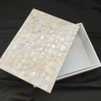 Luxurious Mother of Pearl Jewelry Box - Jewelry Storage - Jewelry Organizer - Wood Jewelry Box - Black Mother of Pearl Trinket Box