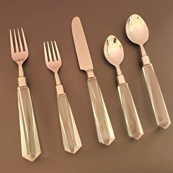 Personalized Cutlery Set - Acrylic Cutlery Set - 5 Piece Hostess