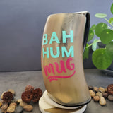 Personalized Viking Drinking Horn - Large Horn Mugs with handles - Large Viking Tankard - Custom Buffalo Horn mug for drinks - 22-26 oz