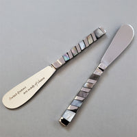 Personalized Spreaders - Custom Butter Knife - Wedding Favors - Cheese Spreaders - Sweet Dreams are made of Cheese - 2 Rustic Spreaders