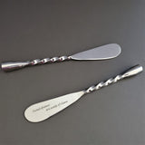 Personalized Spreaders - Custom Butter Knife - Wedding Favors - Cheese Spreaders - Sweet Dreams are made of Cheese - 2 Rustic Spreaders
