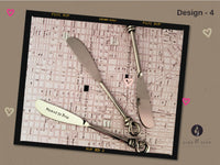 Personalized Spreader - Meant to Brie - Custom Butter Knife - Wedding Favors - Cheese Spreaders - Rustic Spreaders - 2 spreaders set