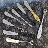 Personalized Spreaders - Custom Butter Knife - Wedding Favors - Cheese Spreaders - Sweet Dreams are made of Cheese - 2 Rustic Spreaders