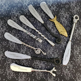 Personalized Spreaders - Custom Butter Knife - Wedding Favors - Cheese Spreaders - Sweet Dreams are made of Cheese - 2 Rustic Spreaders