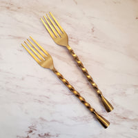 Personalized Wedding Cake Knife, Server and Fork Set -  Gold Wedding Cake Knife set with Cake Forks - Custom Wedding Cake Shovel & Cake Fork