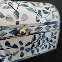Bone Inlay Jewelry Box - Boho Jewelry Organizer - Decorative Box - Wooden Jewelry Box - Jewelry Holder -