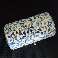 Bone Inlay Jewelry Box - Boho Jewelry Organizer - Decorative Box - Wooden Jewelry Box - Jewelry Holder -