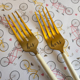 Pearl Cake Server Set Wedding - Cake Server and Knife - Personalized Cake Forks - White & Gold Wedding Cake Cutting Set- Wedding Cake Server