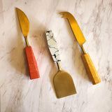 Multi Color Cheese Knife Set - Personalized Charcuterie Knives Set-  Housewarming Gift  - Bridal Shower Gift- Wedding Gift - Christmas Gifts