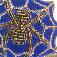 Christmas Decoration Spider - Intricate Halloween Decoration - Quilted Christmas Ornament -  Personalized Stocking Stuffer - Animal Ornament