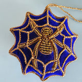 Christmas Decoration Spider - Intricate Halloween Decoration - Quilted Christmas Ornament -  Personalized Stocking Stuffer - Animal Ornament