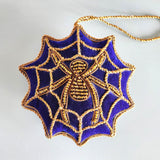 Christmas Decoration Spider - Intricate Halloween Decoration - Quilted Christmas Ornament -  Personalized Stocking Stuffer - Animal Ornament