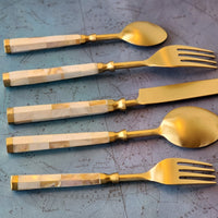 Mother of Pearl Inlay Flatware Set - Custom Order Mayma Raphael