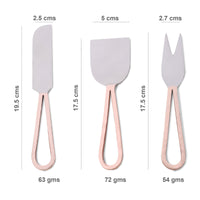 Rose Gold Cheese Knife Set - Gold Cheese Knives - Black Charcuterie Tools -  Personalized Housewarming Gift -Wedding Gift-Housewarming Gifts